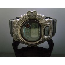 Casio G Shock 0.25CT Diamond Black Face Watch 6900