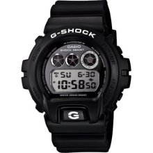 Casio G-shock Dw-6900bw-1 Garish Black Digital Watch