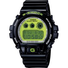 Casio G-Shock DW6900CS-1 Black and Green Mens Water Resistant