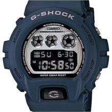 Casio G-shock Dw6900hm-2 Navy Blue, Scuba Diving, Chrono - Stopwatch Multi-zone