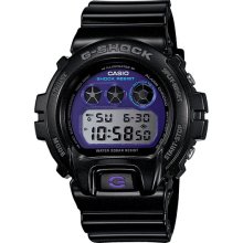 Casio G-Shock DW6900MF-1 Purple Mirror Dial Water Resistant Black