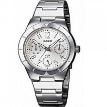 Casio Ladies Analog Date Water Resistant Fashion Watch Ltp-2069d-7a2 Ltp2069d