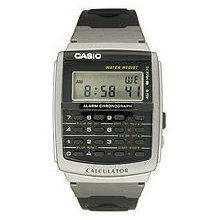Casio Men's Calculator Watch, Black Strap