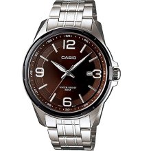 Casio Men's Core MTP1345AD-5AV Silver Stainless-Steel Quartz Watc ...