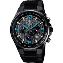 Casio Men's Edifice EFR515PB-1A2V Black Resin Quartz Watch with B ...