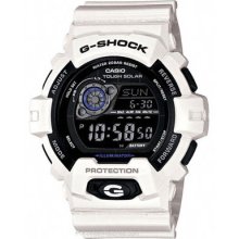 Casio Mens G-Shock XL Solar White Strap Negative Digital GR8900A-7