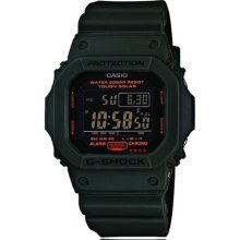 Casio Men's G5600KG-3 Green Resin Quartz Watch with Black Dial