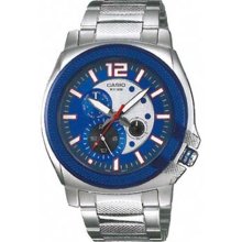 Casio Men's MTP1316D-2AV Silver Stainless-Steel Quartz Watch with ...