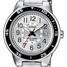 Casio Quartz Ladies Silver Dial Dress Watch Ltp-1298d-7bdf Ltp1298