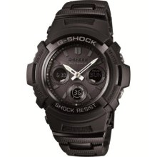 Casio Shock Black/blue Awg-m100bc-1ajf