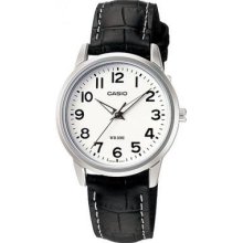 Casio Watches Ltp-1303l-7b Wrist Watch Black Leather Quartz Neobrite Zxc