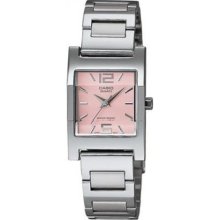 Casio Women's Core LTP1283D-4A Silver Stainless-Steel Quartz Watc ...