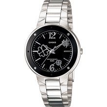 Casio Women's Core LTP1319D-1AV Silver Stainless-Steel Quartz Wat ...