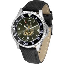Central Florida Knights Competitor AnoChrome Poly/Leather Band Watch