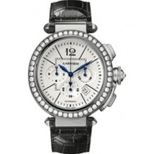 Certified Pre-Owned Cartier Pasha 42mm Chrono Diamond Watch WJ121051