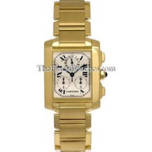 Certified Pre-Owned Cartier Tank Francaise Chrono Gold Watch W50005R2