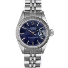Certified Pre-Owned Rolex Datejust 26mm Steel Ladies Watch 69174