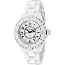 Chanel Watches Women's J12 White White Dial White Ceramic White Cerami