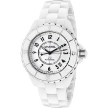 Chanel Watches Women's J12 White Automatic White Dial White Ceramic Wh