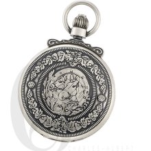 Charles Hubert Antiqued Finish Hunter Case Mechanical Pocket Watch 3865-S