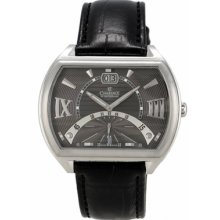 Charmex of Switzerland Watches Men's Monte Carlo Dark Grey Dial Black