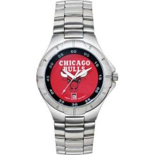 Chicago Bull wrist watch : Chicago Bulls Men's Pro II Watch with Stainless Steel Band