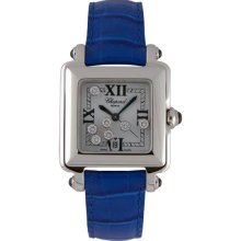 Chopard Happy Sport Diamond Steel Blue Unisex Watch 27/8325-23 Bu