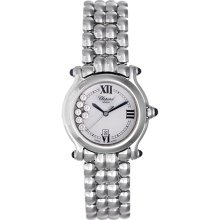 Chopard Happy Sport Diamond Stainless Steel Ladies Watch 27/8236-23