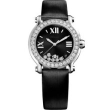 Chopard Happy Sport Round 36mm White Gold Watch 277473-1004