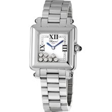 Chopard Happy Sport Square Ladies Watch 278349-3006WHT