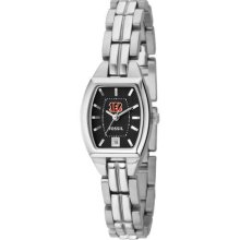 Cincinnati Bengals Fossil watch Womens Three Hand Cushion NFL1179