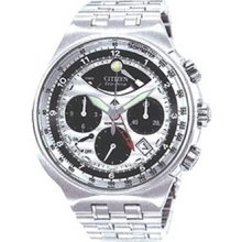 Citizen AV0031-59A Watch Calibre 2100 Eco-Drive Mens - Silver Dial Stainless Steel Case Quartz Movement