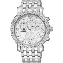 Citizen DRIVE TTG 2.0 Crystal Ladies Chrono White Dial FB1290-58A