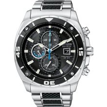 Citizen Eco-Drive Chronograph Two-Tone Men's Watch CA0300-50E
