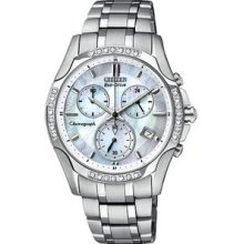 Citizen Eco-Drive Diamond Chronograph Ladies Watch FB1250-52D