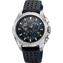 Citizen Eco-Drive Proximity Bluetooth Chronograph Leather Men's Watch AT7030-05E