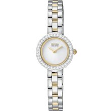 Citizen Eco-Drive Silhouette Crystal Ladies Watch EX1084-55A