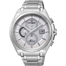 Citizen Eco-drive Super Titanium 100m Sapphire Chronograph Watch Ca0350-51a