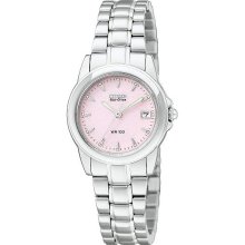 Citizen Eco-Drive Womens Pink Dial Watch