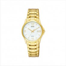 Citizen Ew1912-51a Womens Eco-drive Gold Tone S.steel Roman Dial Watch