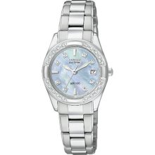 Citizen Ladies Eco-drive Regent 100m Wr Diamonds Watch