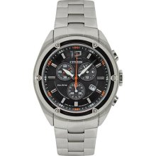Citizen Men's AT0980-63E Silver Stainless-Steel Quartz Watch with ...