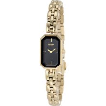 Citizen Silhouette Women's Stainless Steel Case Steel Bracelet Watch Eg2752-54e