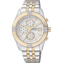 Citizen Womens Two-Tone Chronograph Watch