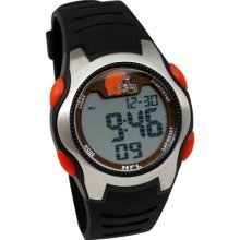 Cleveland Brown watches : Cleveland Browns Training Camp Watch - Silver/Black