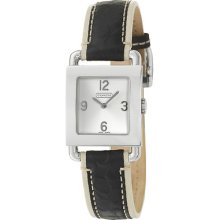Coach Legacy Women's Harness Silver Dial Leather Watch