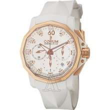 Corum Watches Women's Admiral's Cup Challenger 44 Chrono Rubber Watch 753-804-03-0379-AA21