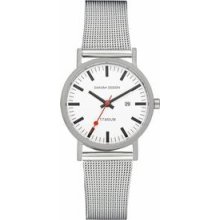 Danish Design Womens IV62Q199 Stainless Steel Mesh Analog Silver Watch