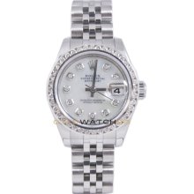 Datejust 179174 Steel Jubilee Band MOP Diamond Dial & Bezel