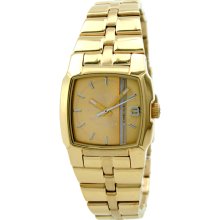 Diesel Gold Tone Stainless Steel Gold Dial Women's Watch DZ5232